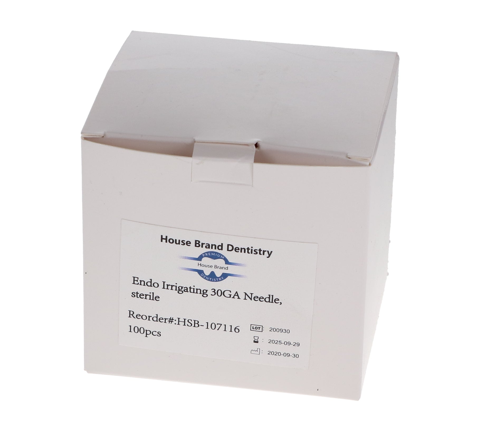 House Brand Dentistry 107116 Endo Irrigating 30 Gauge Dental Needles 100/Pk House Brand Dentistry 107116 Endo Irrigating 30 Gauge Dental Needles 100/Pk